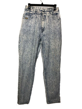 Acid Wash Blue Jeans PS Gitano Women's High Rise 12 1980s Retro Denim Vintage